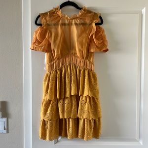 Self-portrait dress size 4, I feel more like size 2.